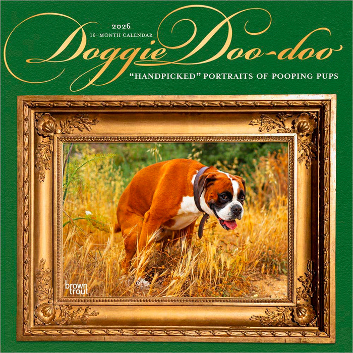 Doggie Doo Doo 2026 Square Wall Calendar