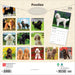 Poodles 2026 Square Wall Calendar