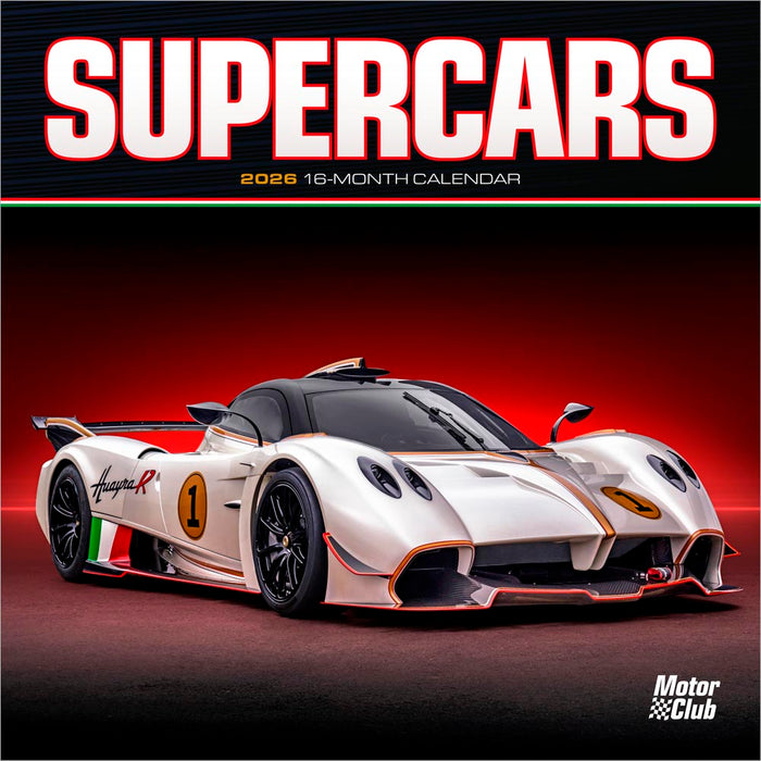 Supercars 2026 Mini Wall Calendar