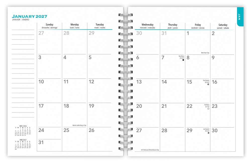 Golden Retrievers 2027 Weekly Diary
