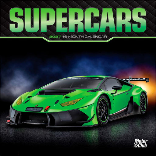 Supercars 2027 Mini Wall Calendar