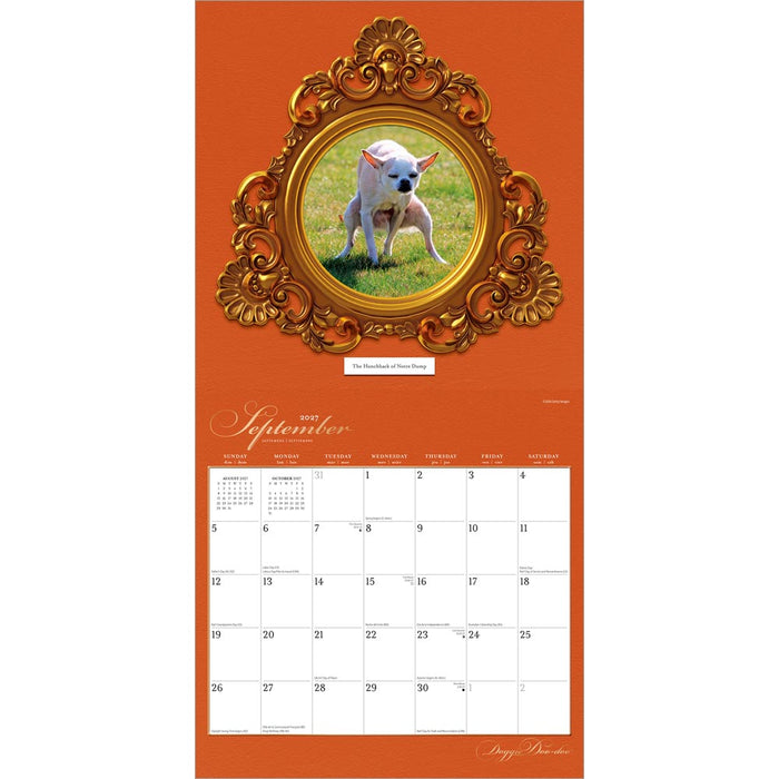 Doggie Doo Doo 2027 Square Wall Calendar