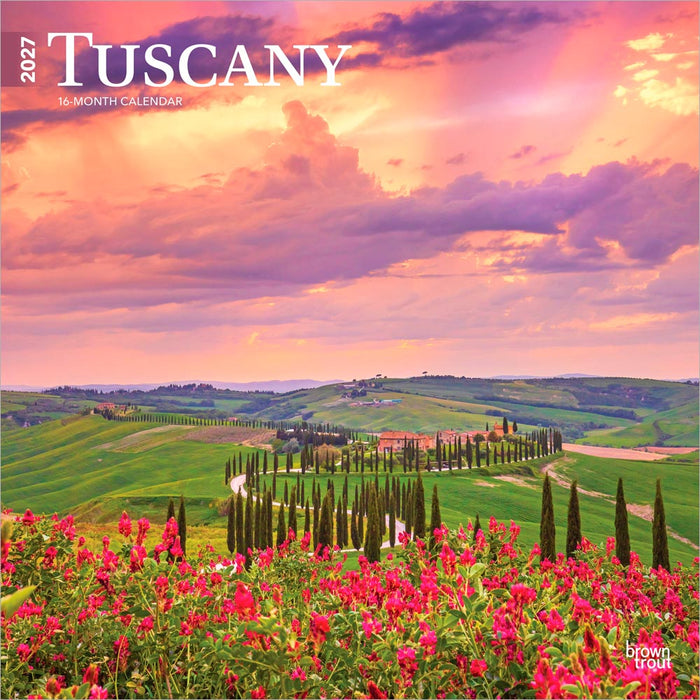 Tuscany 2027 Square Wall Calendar