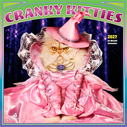 Avanti Cranky Kitties 2027 Square Wall Calendar