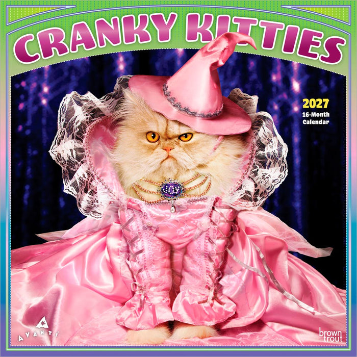 Avanti Cranky Kitties 2027 Square Wall Calendar
