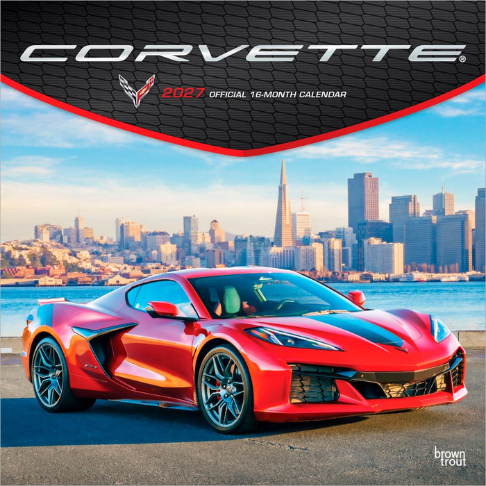 Corvette 2027 Square Wall Calendar