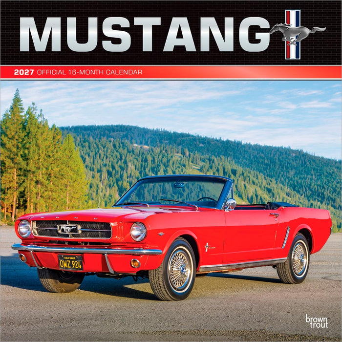 Ford Mustang 2027 Square Wall Calendar