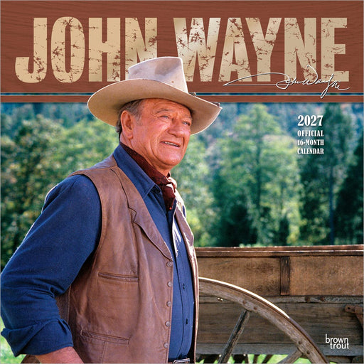 John Wayne 2027 Square Wall Calendar