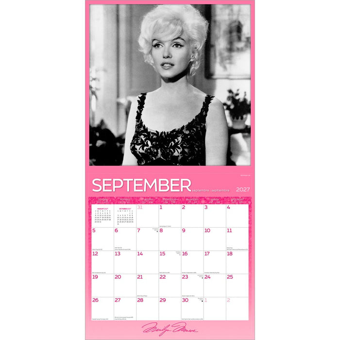 Marilyn Monroe 2027 Square Wall Calendar
