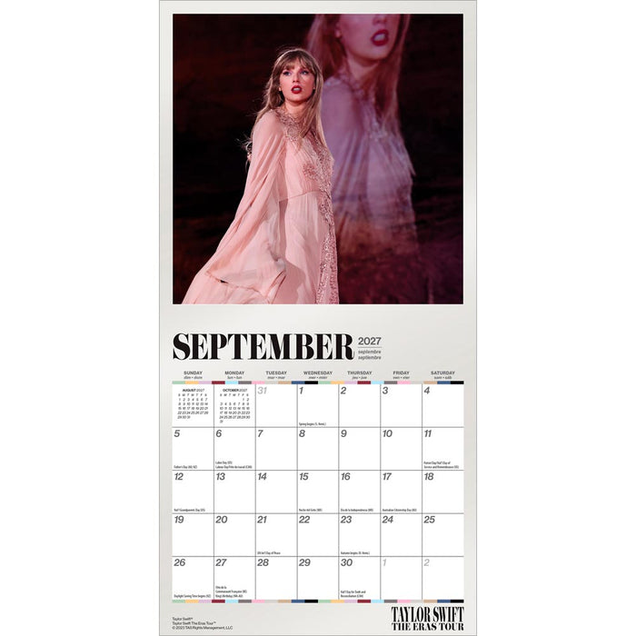 Taylor Swift 2027 Mini Wall Calendar