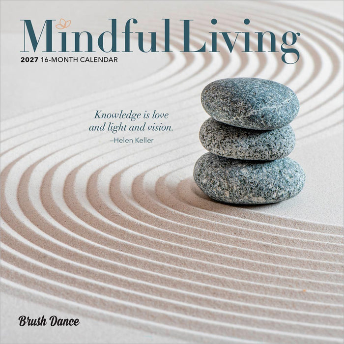 Mindful Living 2027 Mini Wall Calendar