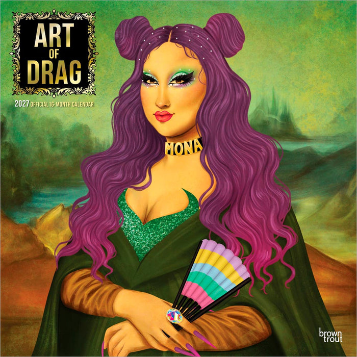 Art of Drag 2027 Square Wall Calendar