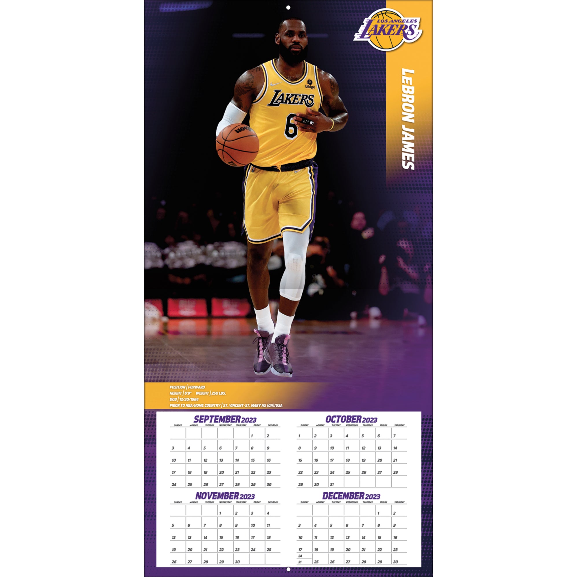 2024 Lebron James Wall Calendar — Calendar Club