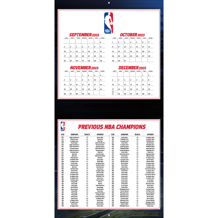 2024 NBA Dunks Wall Calendar — Calendar Club