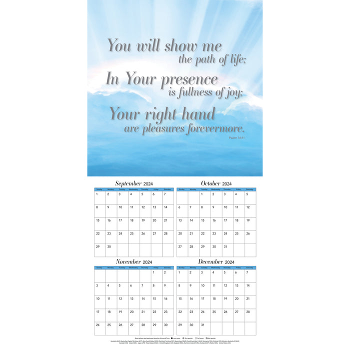 2025 Bible Verses Wall Calendar