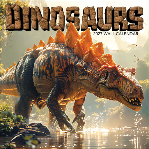 Dinosaurs 2027 Square Wall Calendar