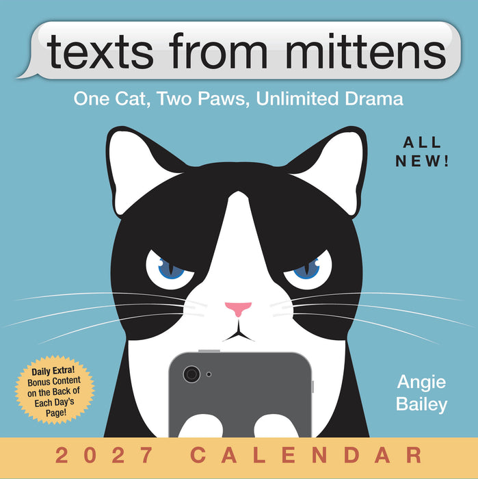 Texts from Mittens the Cat 2027 Page-A-Day Calendar