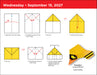Paper Airplane Fold-a-Day 2027 Page-A-Day Calendar