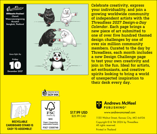 Threadless Design a Day 2027 Page-A-Day Calendar
