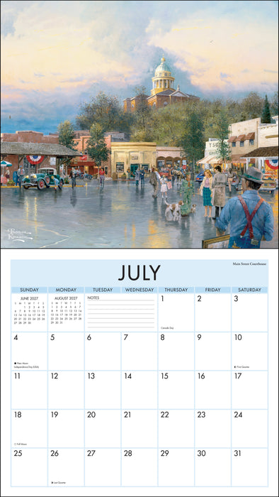 Thomas Kinkade Studios 2027 Large Wall Calendar