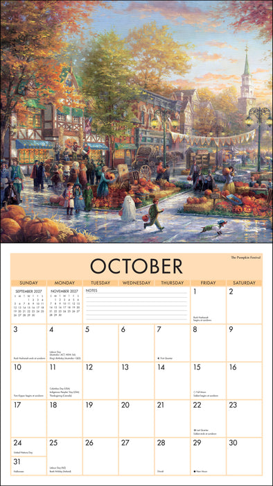 Thomas Kinkade Studios 2027 Large Wall Calendar