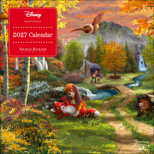 Disney Dream Thomas Kinkade 2027 Mini Wall Calendar