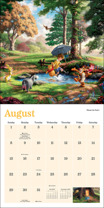 Disney Dream Thomas Kinkade 2027 Mini Wall Calendar