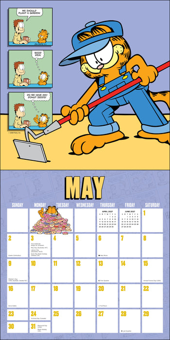 Garfield 2027 Square Wall Calendar