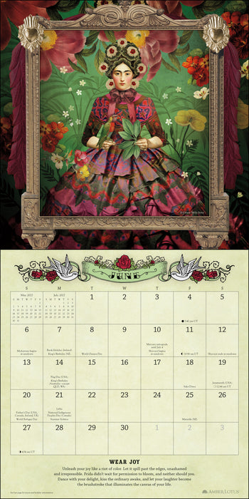 For the Love of Frida 2027 Square Wall Calendar