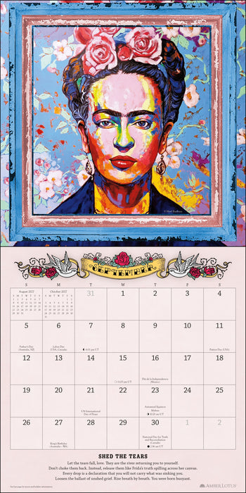 For the Love of Frida 2027 Square Wall Calendar