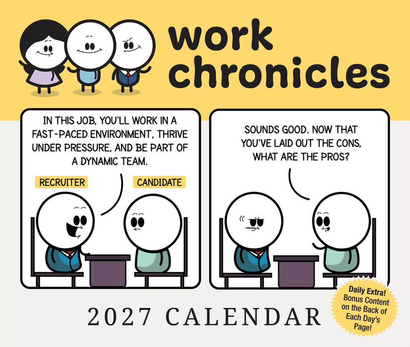 Work Chronicles 2027 Page-A-Day Calendar