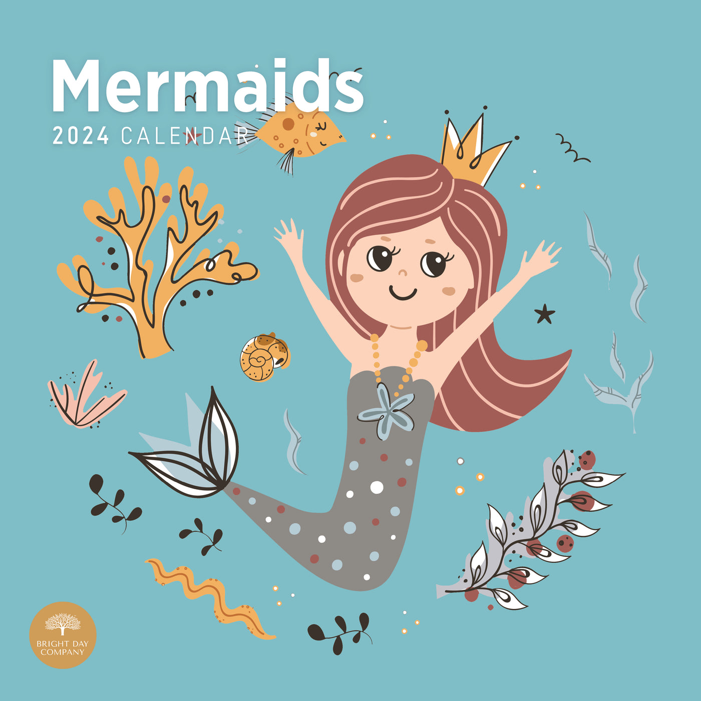 2024 Mermaids Wall Calendar — Calendar Club