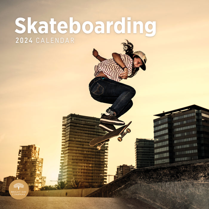 2024 Skateboard Wall Calendar