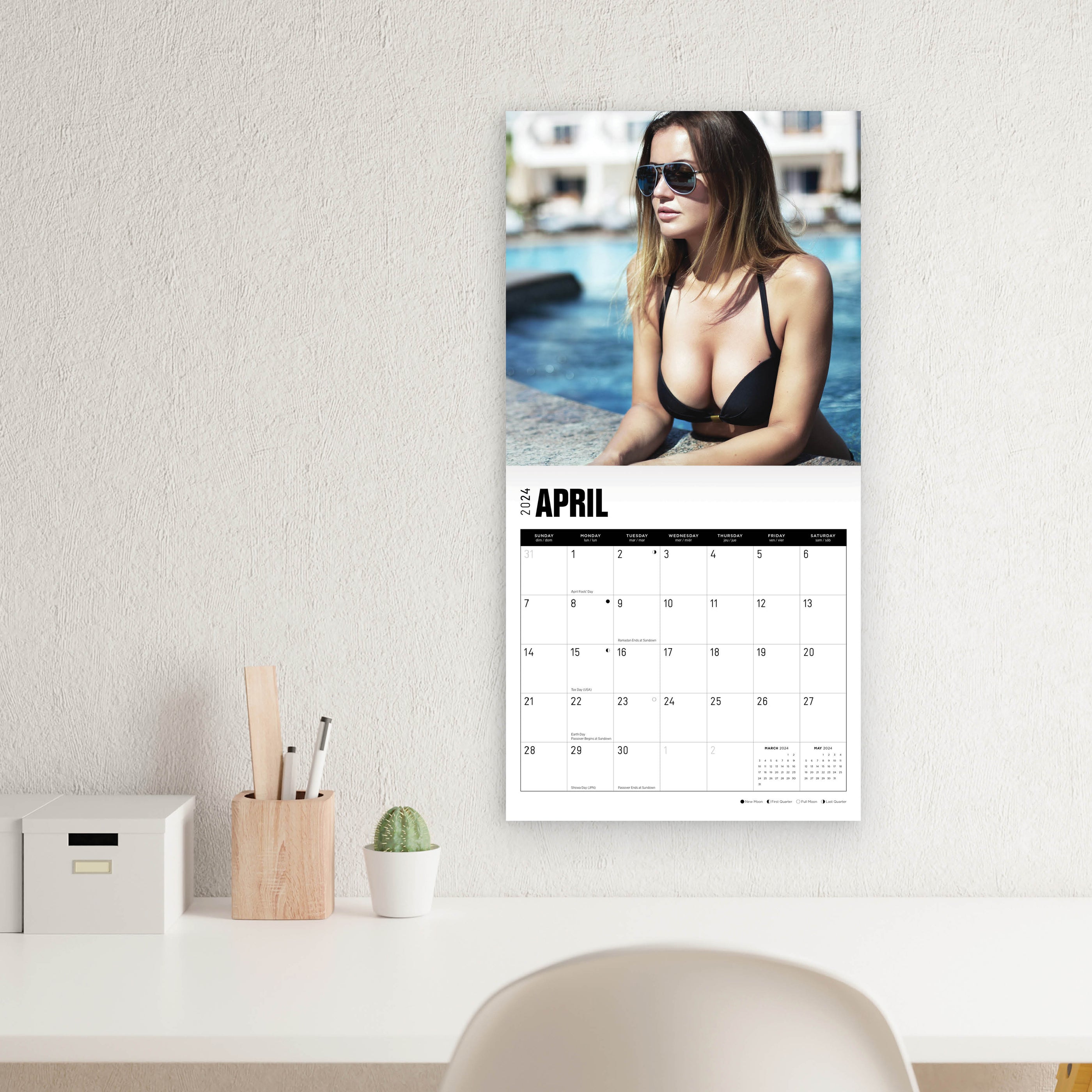 2024 Racks Wall Calendar — Calendar Club