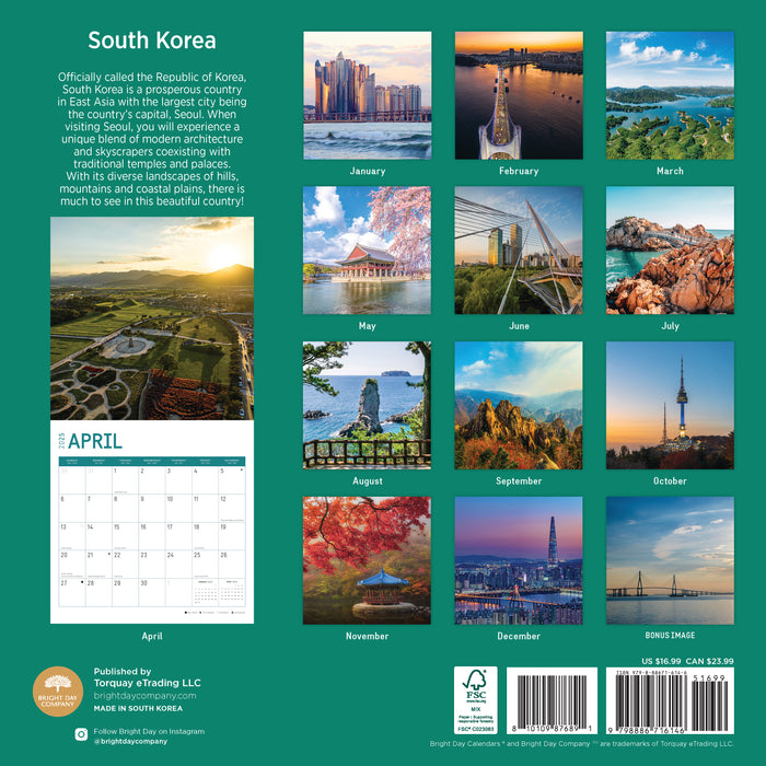 Calendar Club | 2025 South Korea Wall Calendar calendar-club-2025-south-korea-wall-calendar