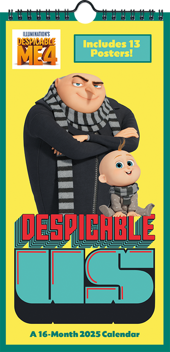 2025 Despicable Me 4 Mini Wall Calendar by  Trends from Calendar Club