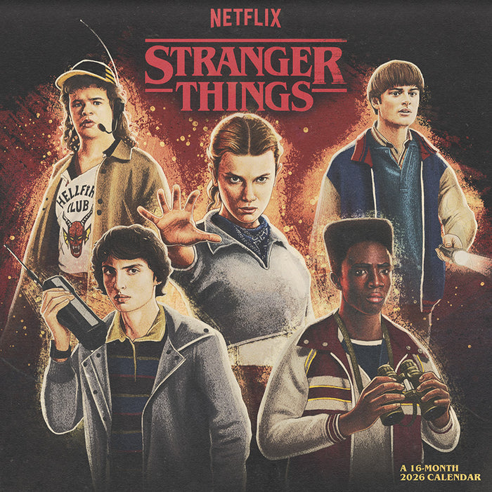 Stranger Things 2026 Square Wall Calendar