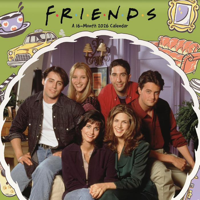Friends 2026 Mini Wall Calendar
