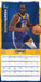 Golden State Warriors Exclusive 2026 Square Wall Calendar