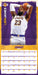 Los Angeles Lakers 2026 Square Wall Calendar