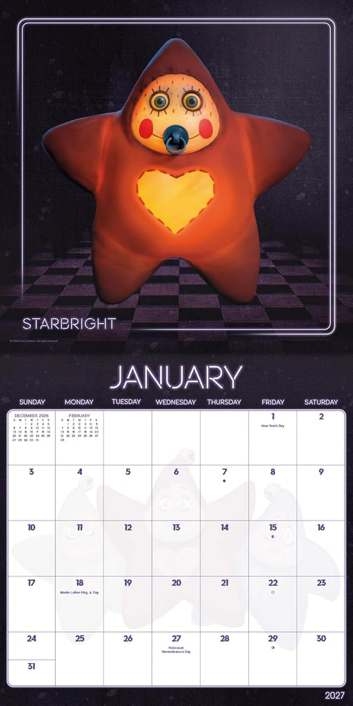 Five Nights at Freddy 2027 Square Wall Calendar
