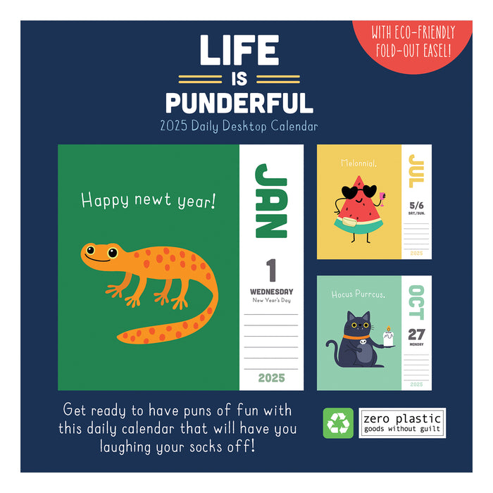 2025 Puns of Fun Page-A-Day Calendar by  TF Publishing from Calendar Club