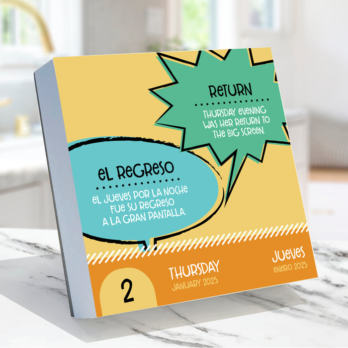 2025 Spanish Words Page-A-Day Calendar by  TF Publishing from Calendar Club