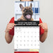 Desk Dogs 2026 Square Wall Calendar
