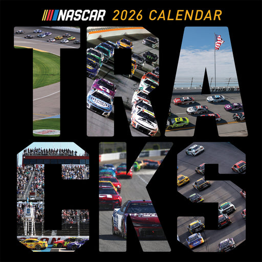 Nascar Tracks 2026 Square Wall Calendar