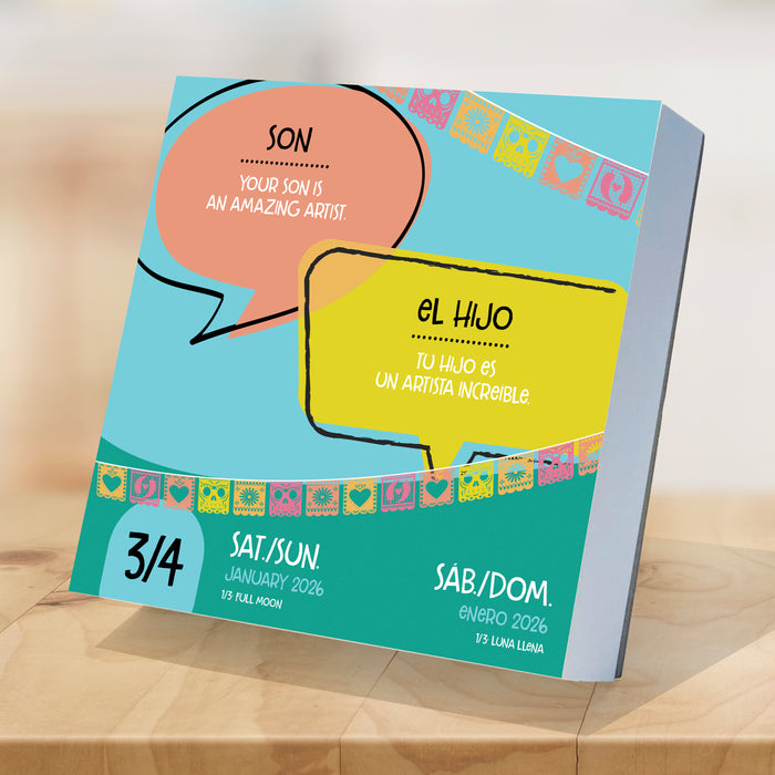 Spanish Words Daily 2026 Page-A-Day Calendar