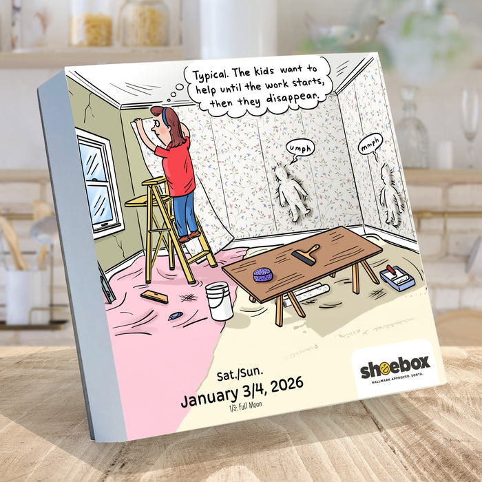 Shoebox LOL Daily 2026 Page-A-Day Calendar