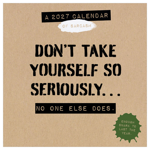 Anti Affirmations Daily Sarcasm 2027 Page-A-Day Calendar