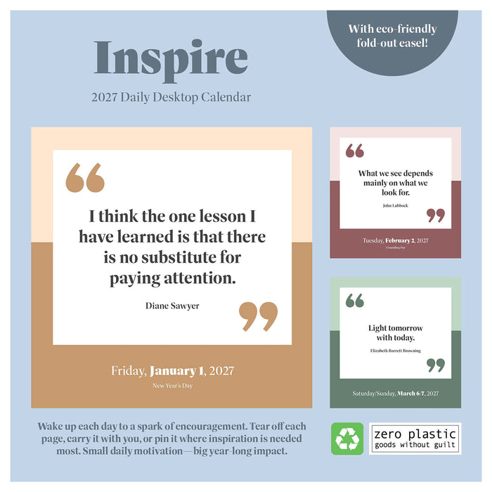 Inspire Daily 2027 Page-A-Day Calendar