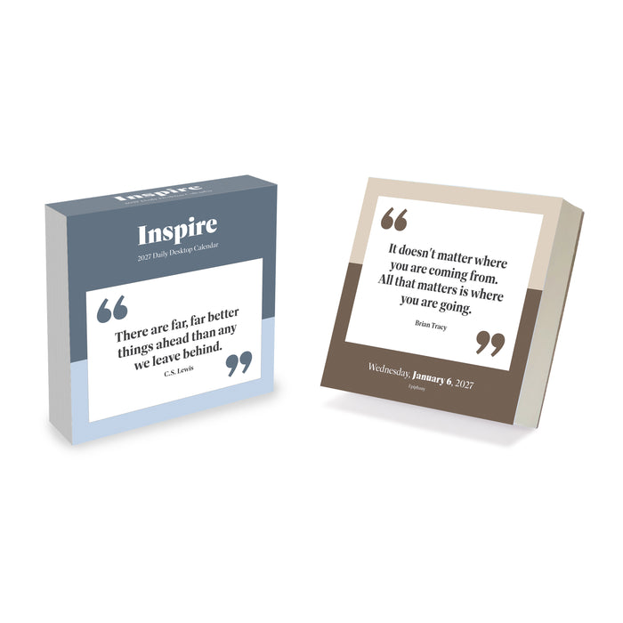 Inspire Daily 2027 Page-A-Day Calendar